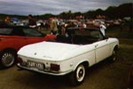 White Peugeot 204 cabriolet