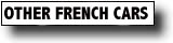 To the other French cars